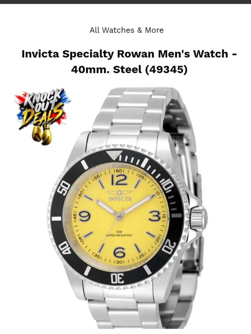 Invicta natural tan